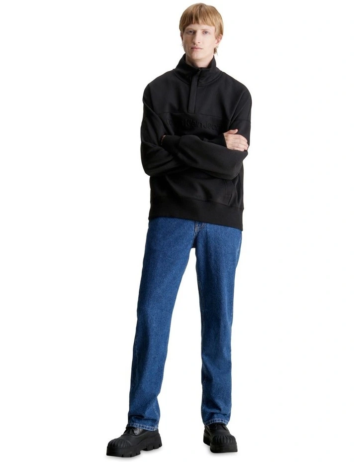 90S Straight Jeans Pant in Blue