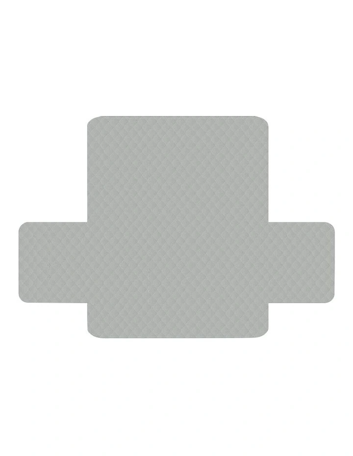 Sofa Cover Couch Covers 3 Seater in Quilted Grey