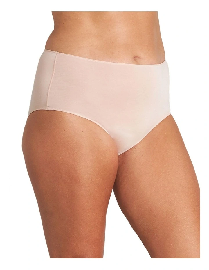 Au Naturel High Rise Brief in Latte