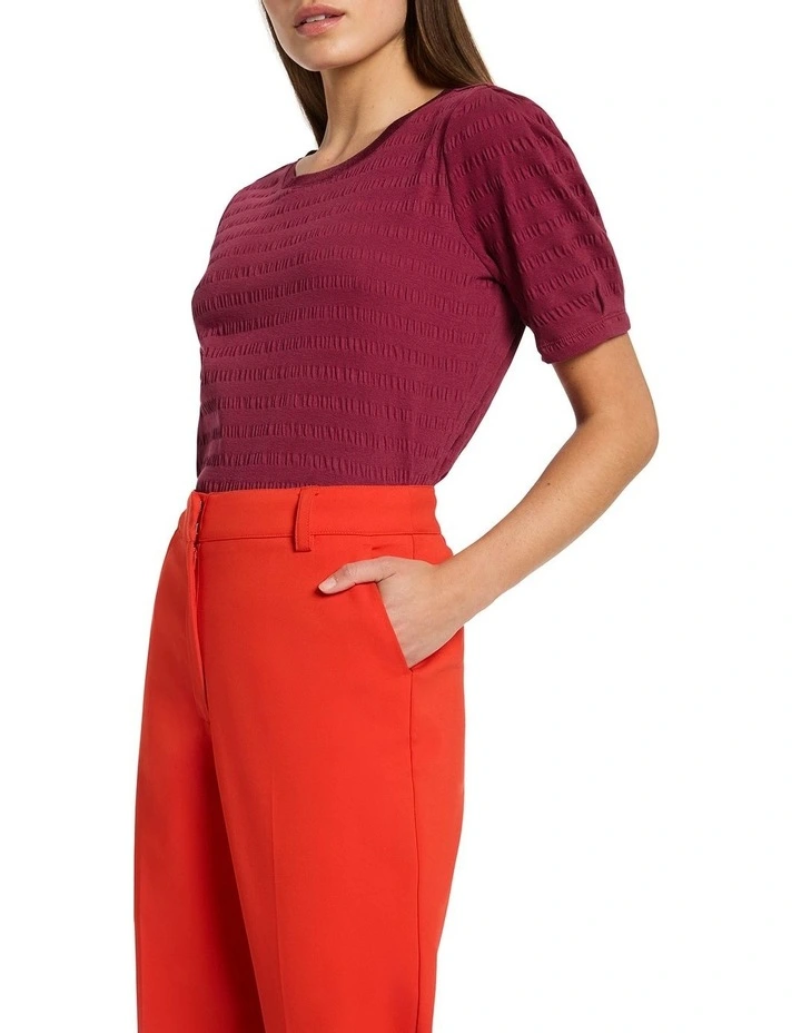 Marbella Textured Stripe Tee in Miami