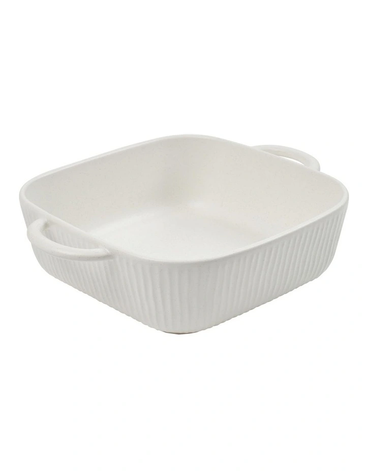 Albany Square Baking Dish 32x24x8cm in White