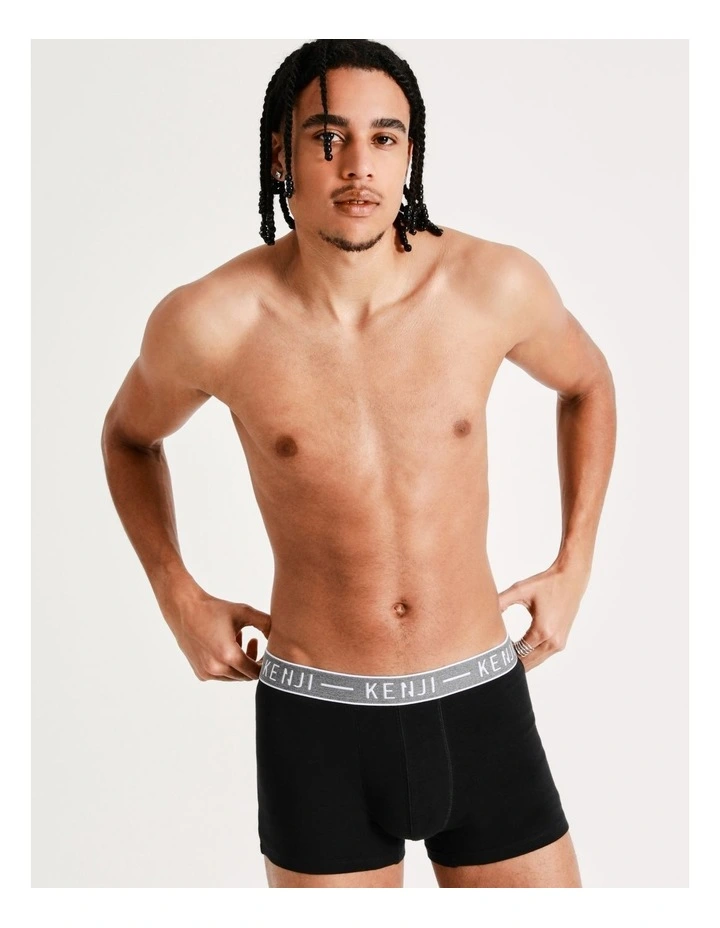 Plain Trunk 3 Pack in Black