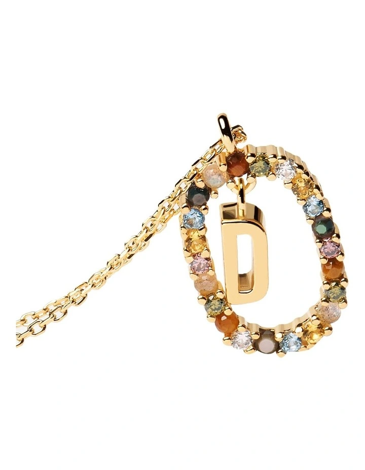 Letter D Multi Necklace