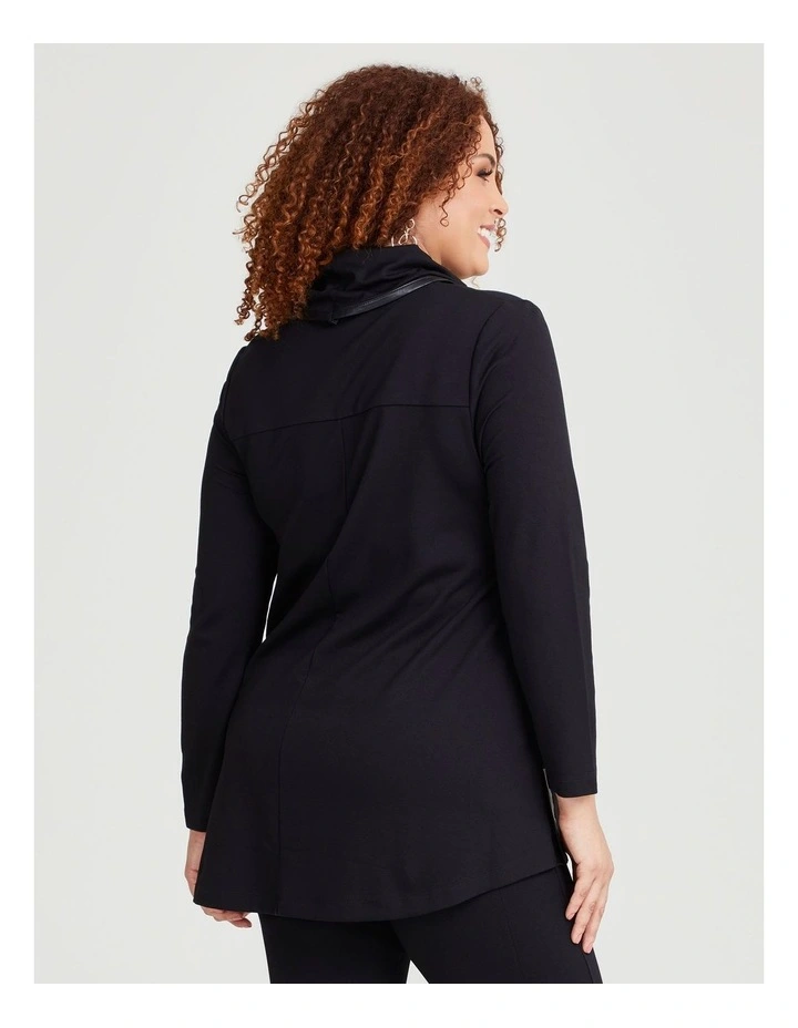 Bamboo Ponte Lexi Top in Black
