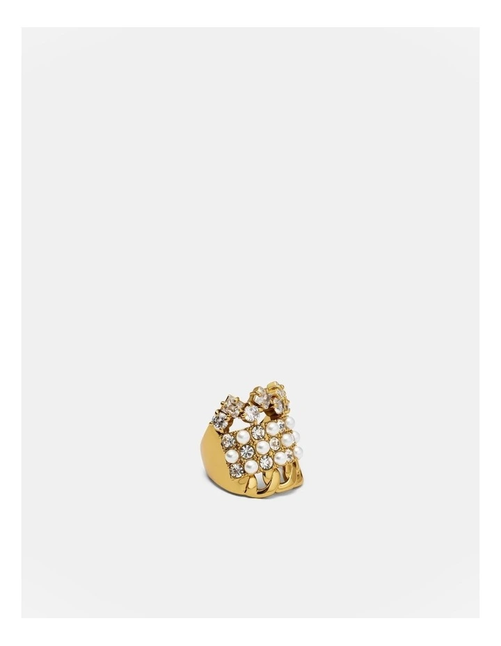 Ballroom Blitz Band Ring in Gold