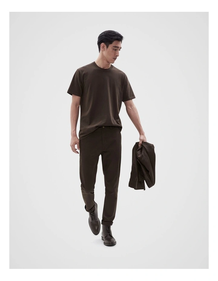 Relaxed T-shirt in Chocolate