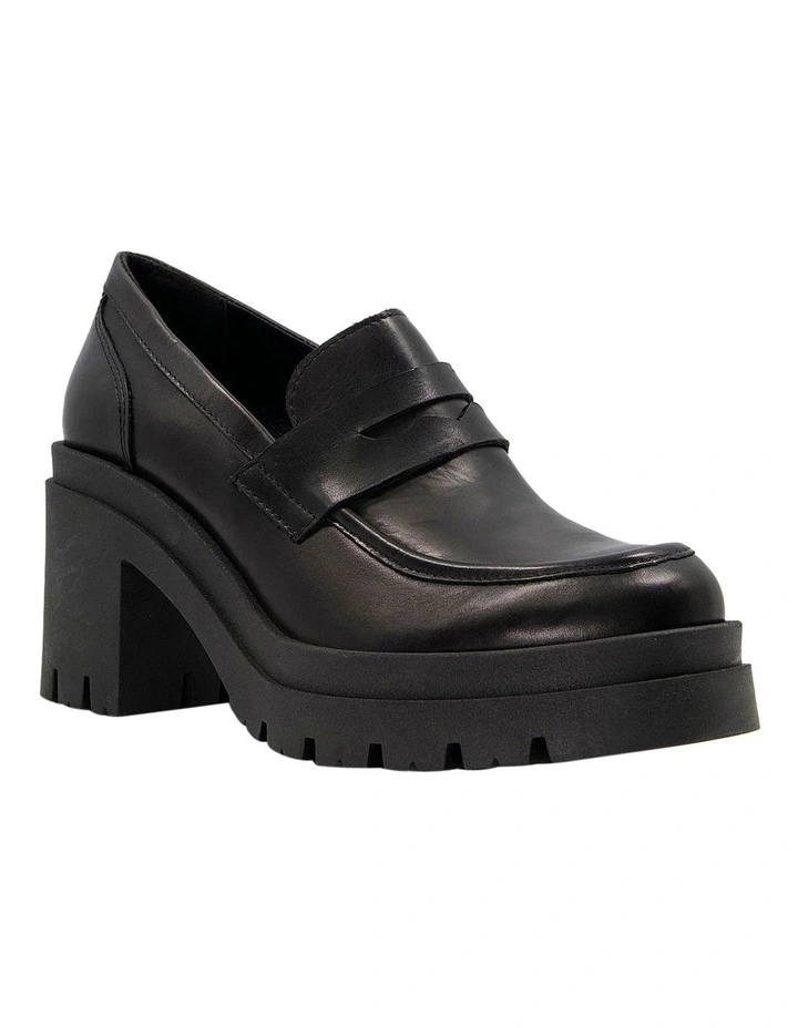 Grounded Loafers in Black