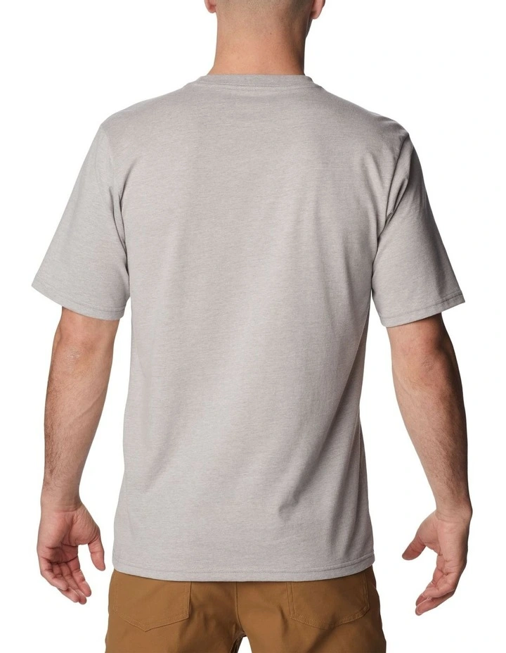 CSC Basic Logo Short Sleeve Tee in Columbia Grey Heathe