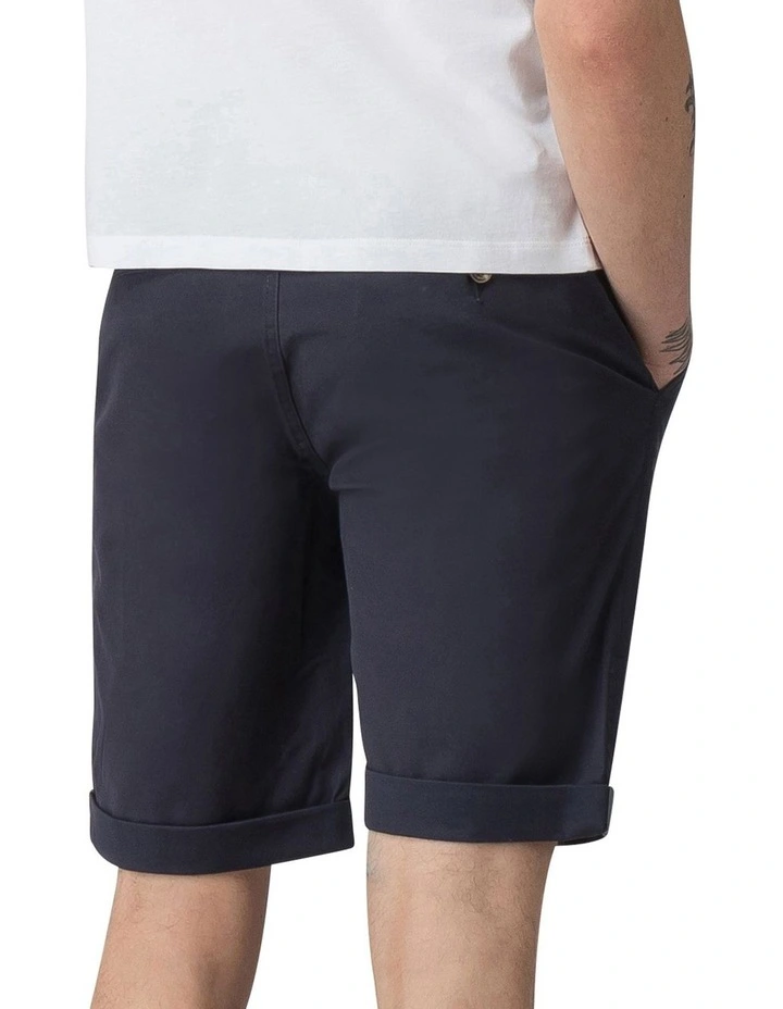 Slim Stretch Chino Short Dark Navy
