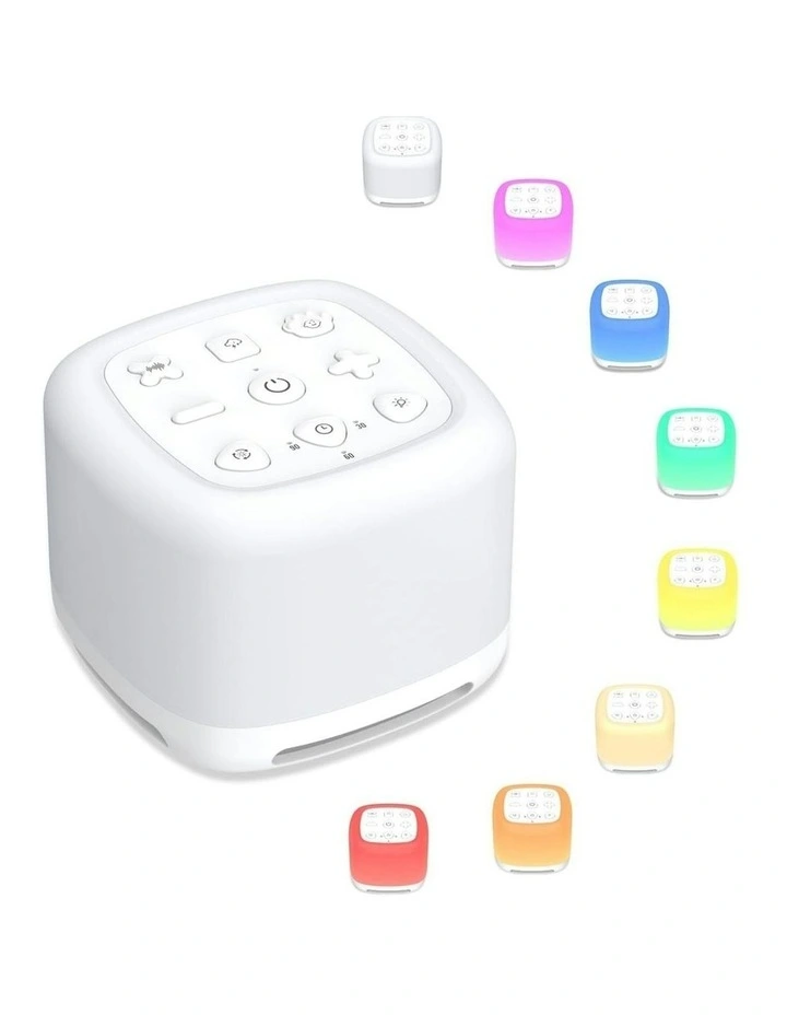 Noise Machine with Night Light and 40 Soothing Sounds Sleeping in White
