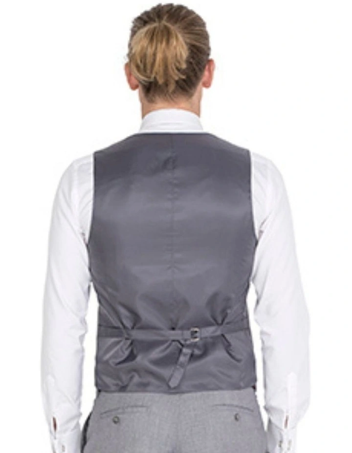 Tailored Lounge Vest in Grey