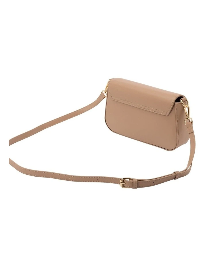 Sophie Tortoise Shell Chain Crossbody Bag in Neutral