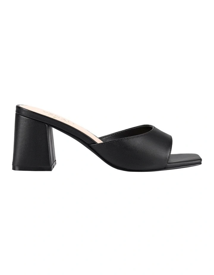Sting Vegan Block Mule in Black
