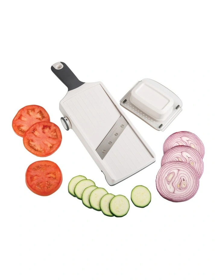 Hand Held Adjustable Slicer White