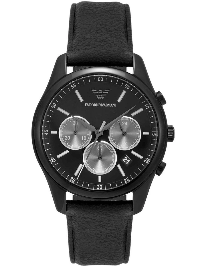 Chronograph Watch in Black