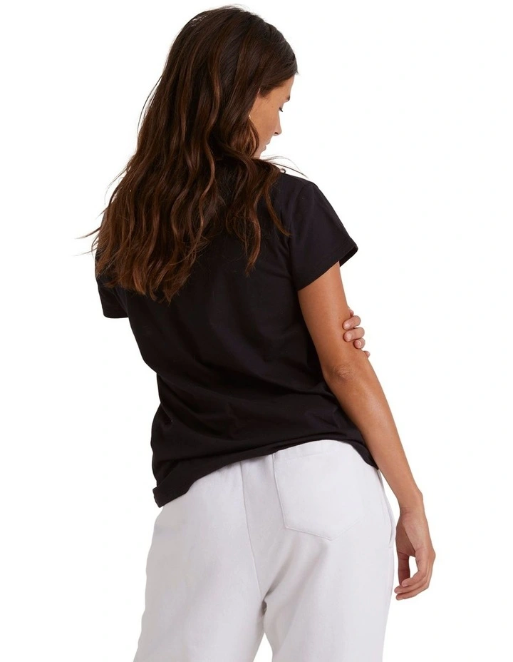 Society T-Shirt in Black
