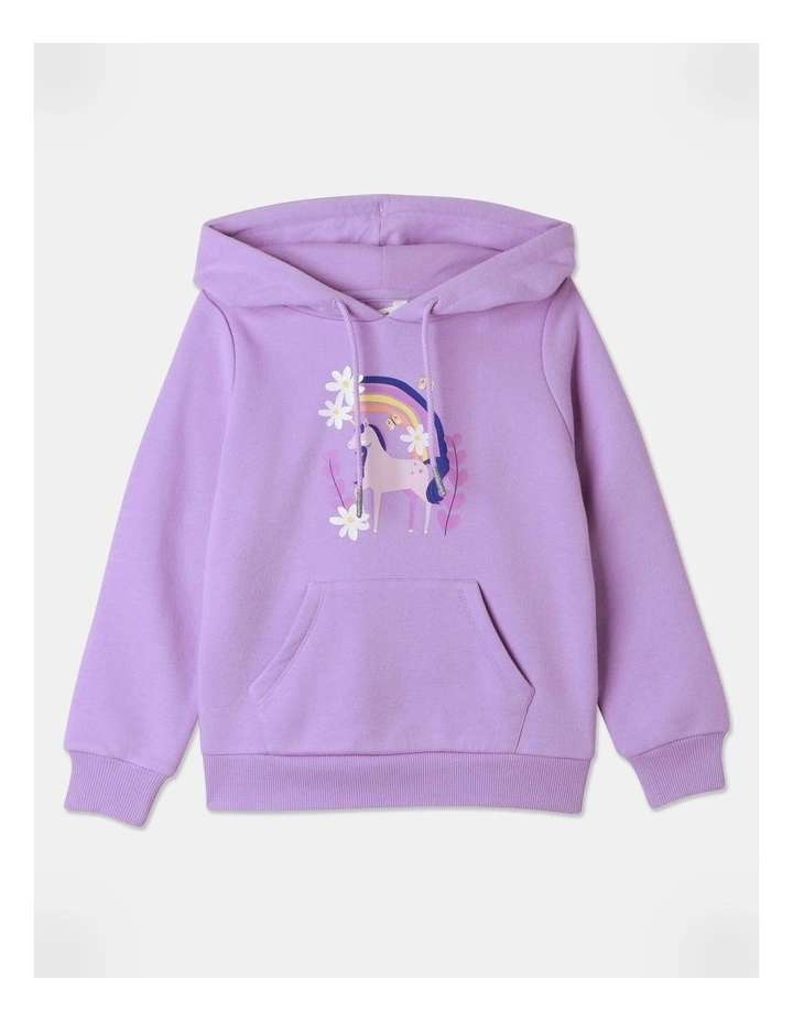 Essential Hooded Sweat Top in Lavender