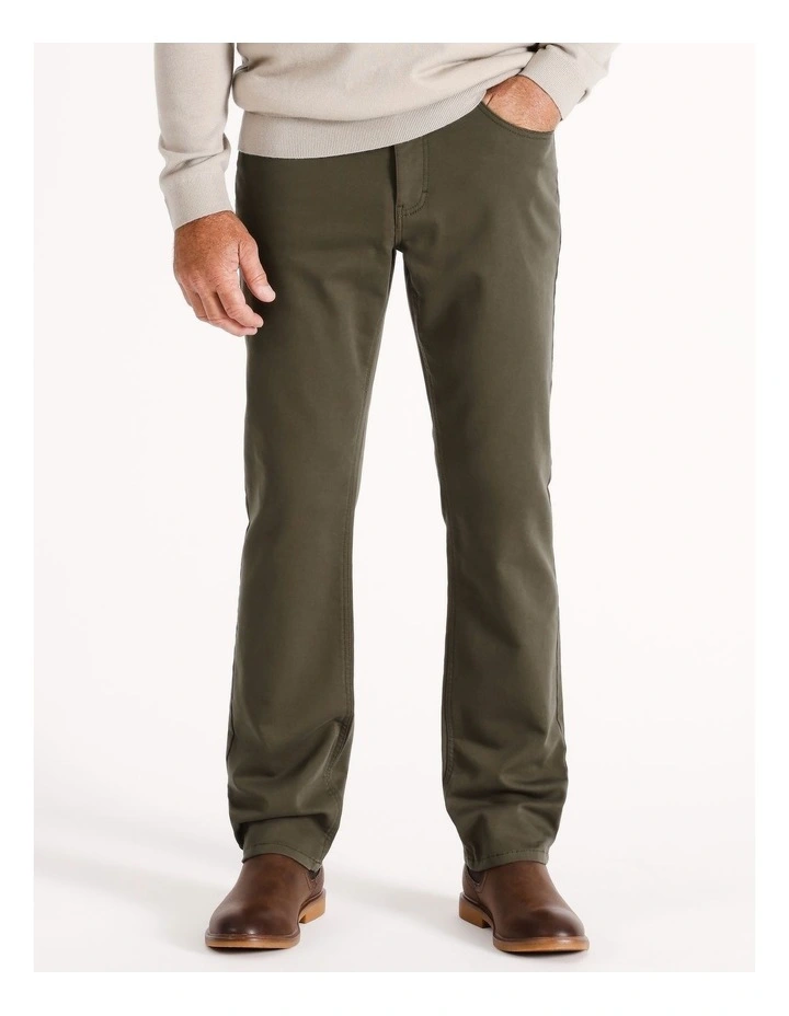 Duke Stretch 5 Pocket Pants in Khaki