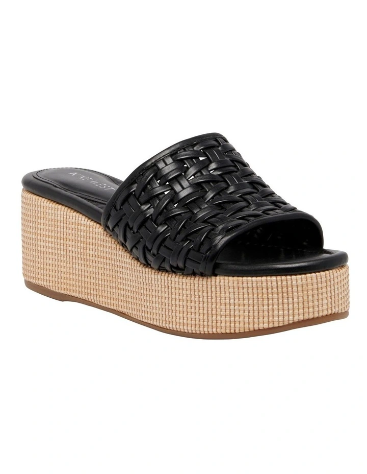 Blens Platform Slide in Black