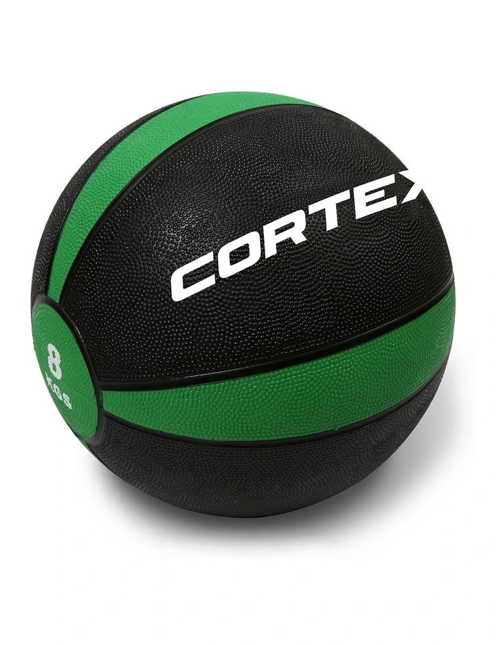 Medicine Ball 8kg in Black/Green