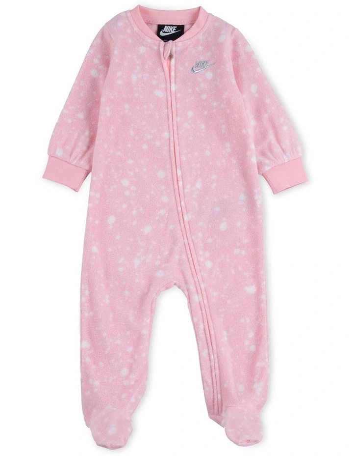 Rise Gradient Footed Coverall Pink