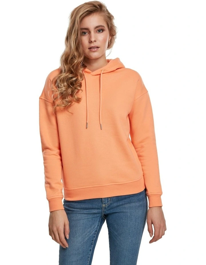 Basic Hoody in Papaya