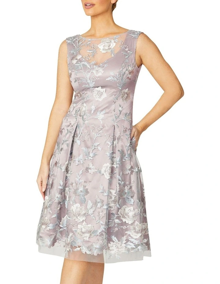 Ophelia Dress in Silver