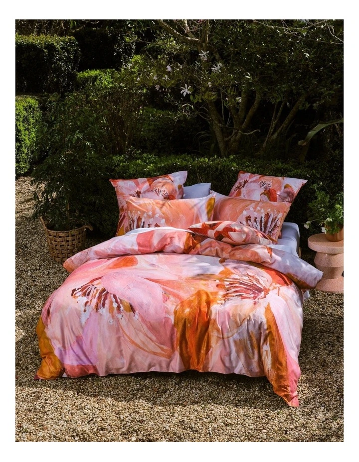Sweet Dreams Quilt Cover Set in Apricot