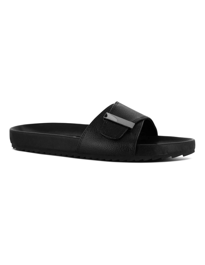 Donna I Flat Sandals in Black