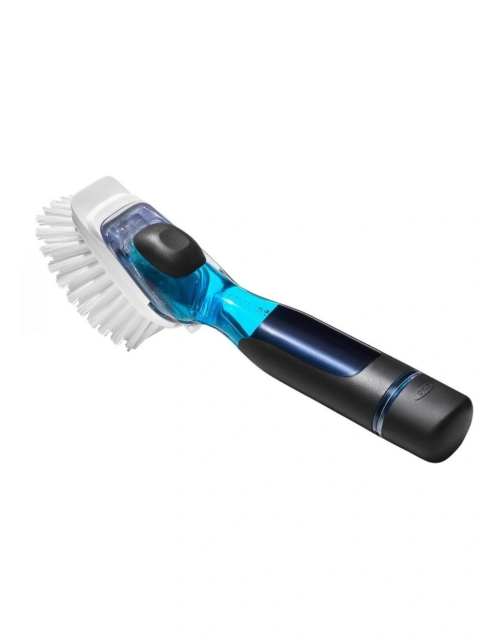 Soap Dispensing Dish Brush in Black
