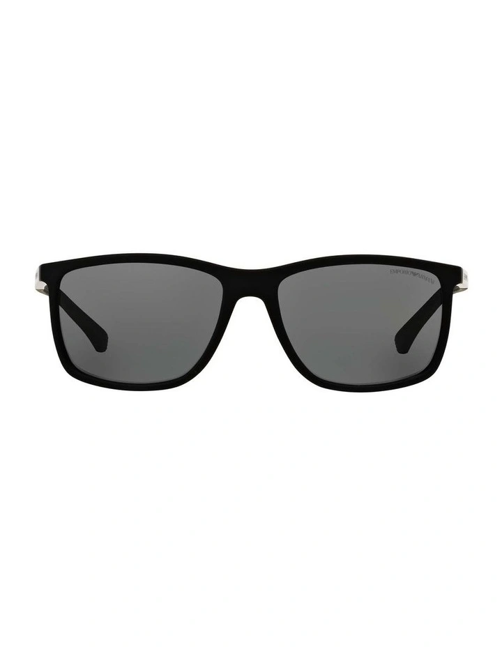 EA4058 Black Polarised Sunglasses
