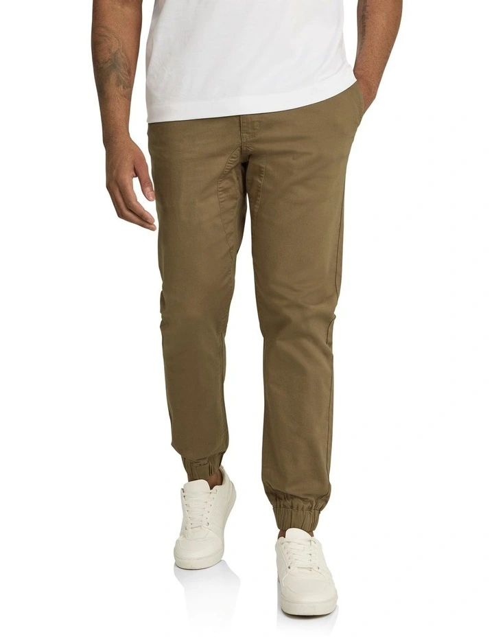 Comfort Knit Jogger in Taupe