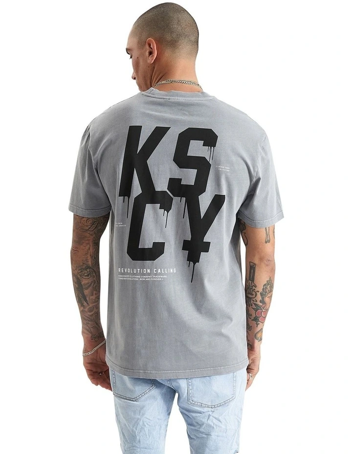 Loara Relaxed Tee in Pigment Skyrocket