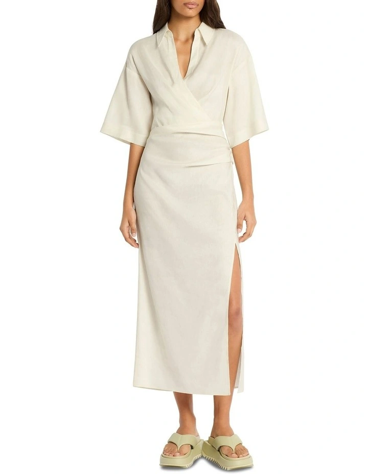 Hudson Midi Dress in Wax