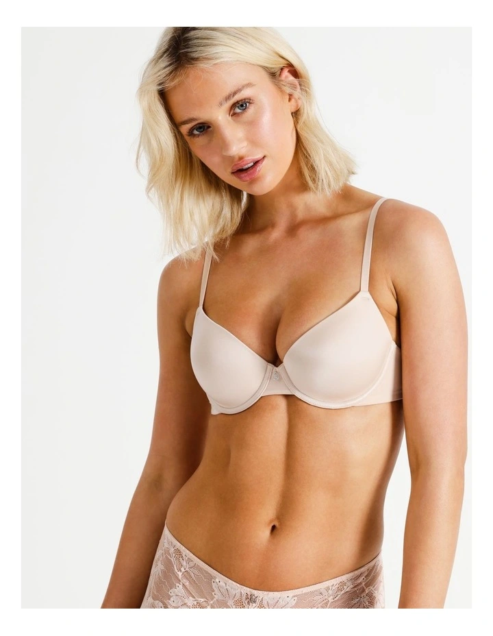 Pure Comfort Demi Cup Bra in Beige