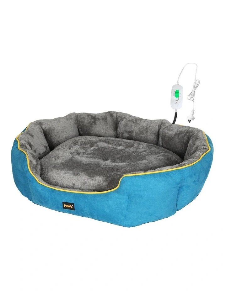 Electric Pet Heater Bed L in Blue
