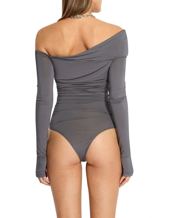Trinidad Bodysuit in Steel