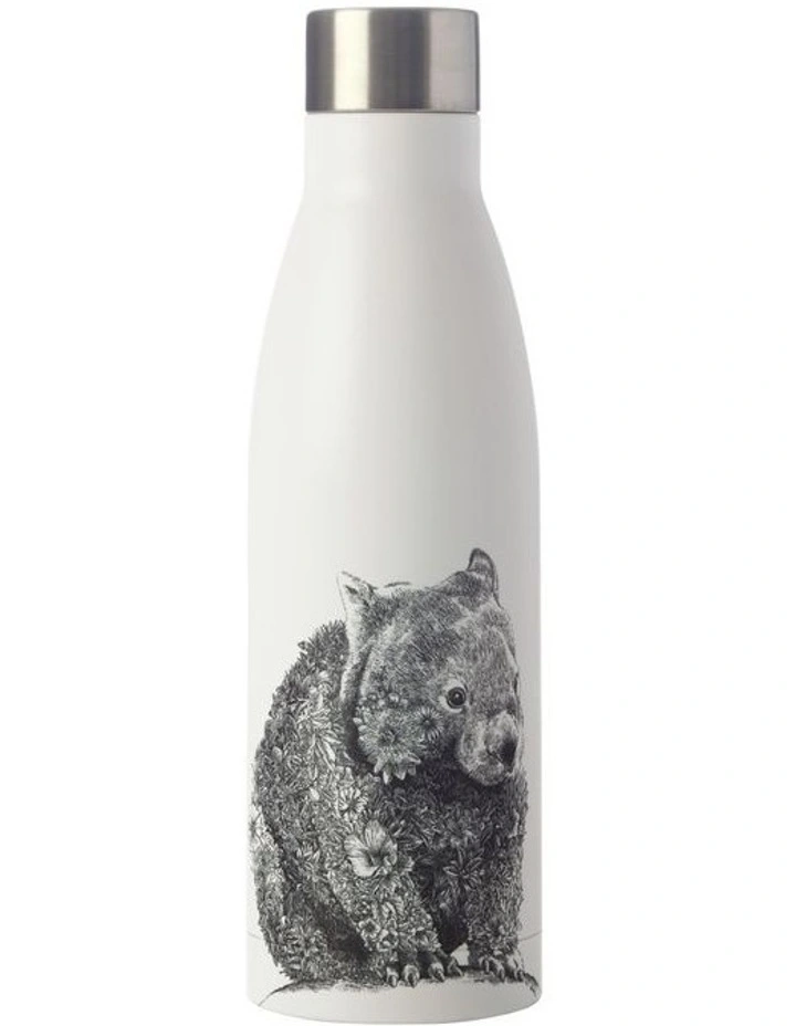 Marini Ferlazzo Wombat Double Wall Insulated Bottle 500ml in White