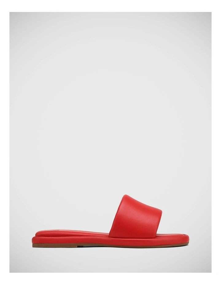 Daya Leather Sandal in Red