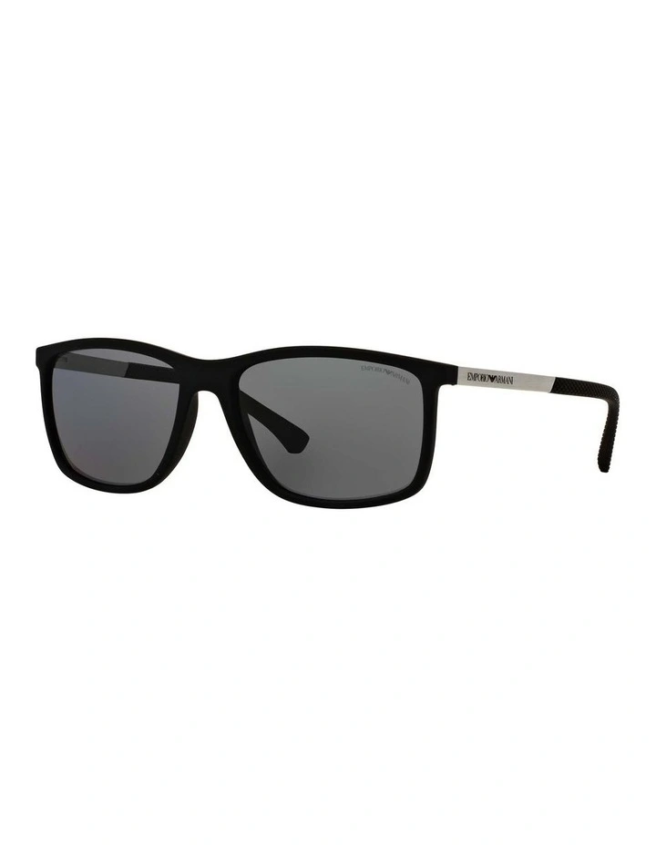 EA4058 Black Polarised Sunglasses
