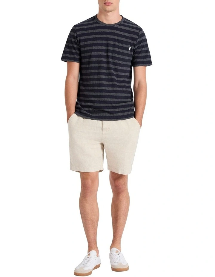 Billie T-shirt in Navy Stripe