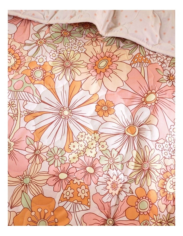 Flower Power Coverlet Set in Multi