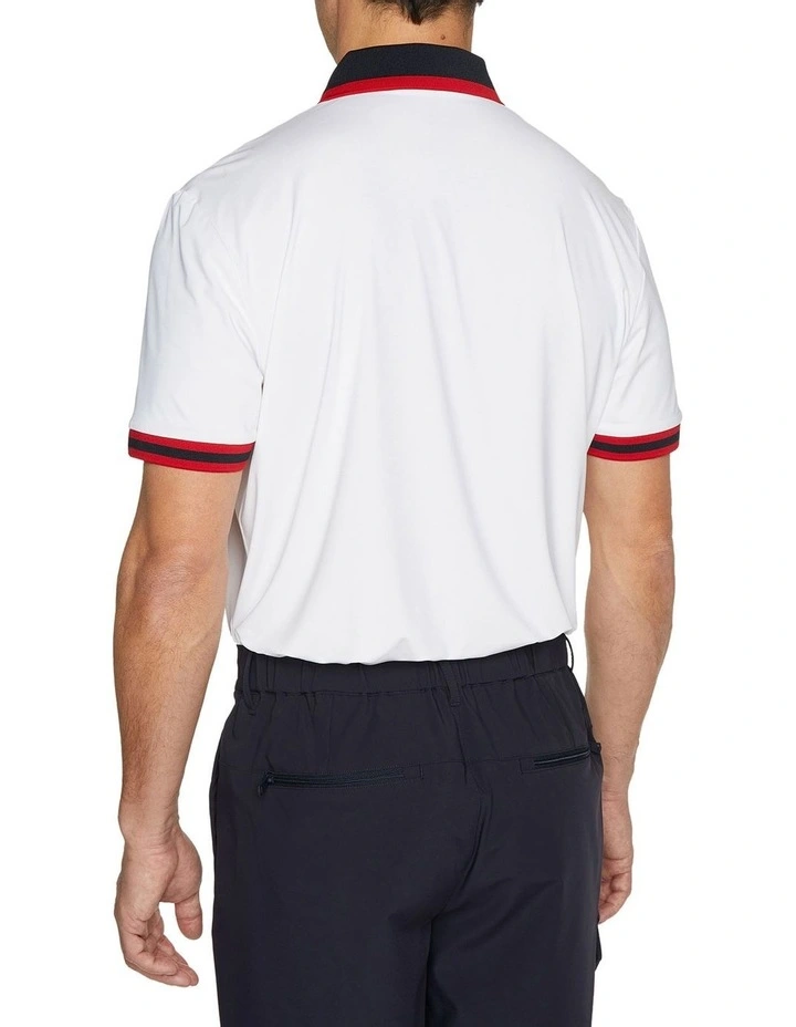 18 Hole Polo in White