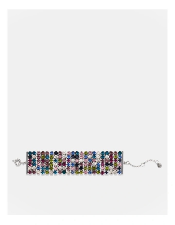 Dazzle Crystal Bracelet in Multicolour