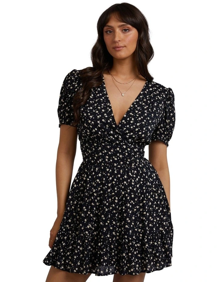 Lily Floral Mini Dress in Print