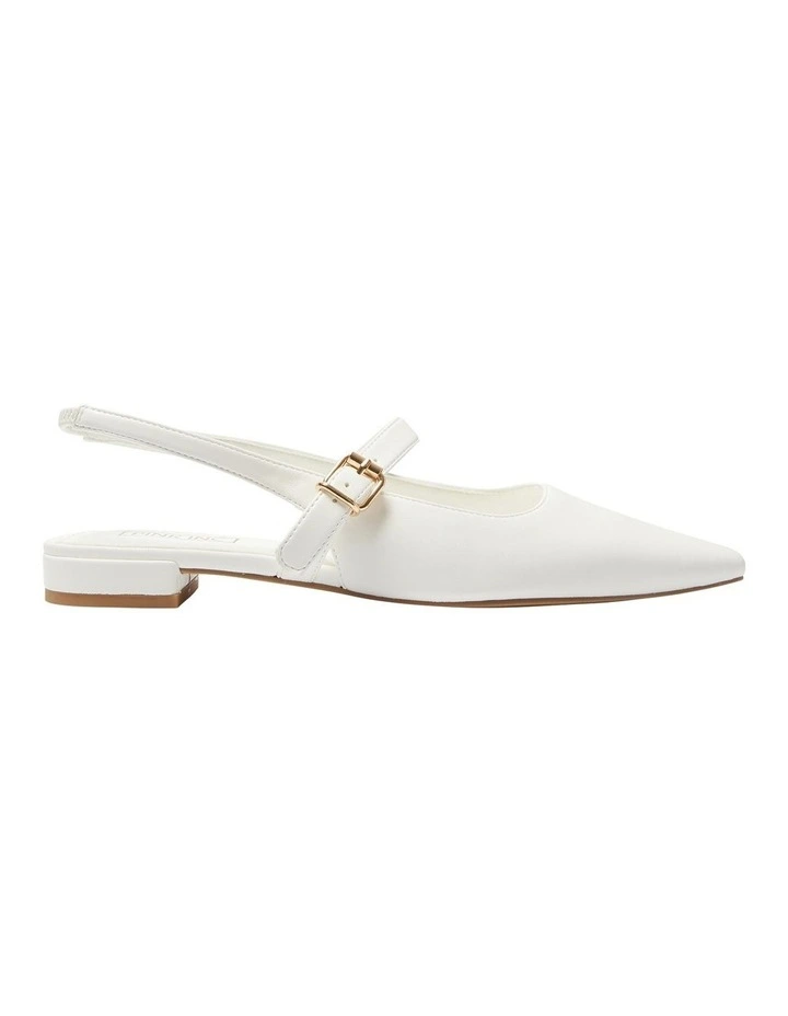 Bianca Flat Shoes in White