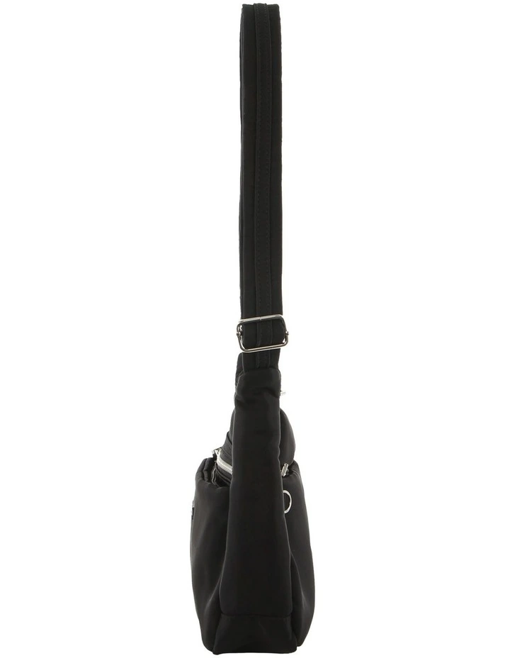 Anti-Theft Cross Body Bag in Black