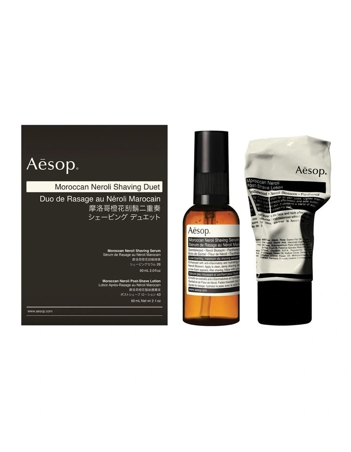 Moroccan Neroli Duet Shaving Set