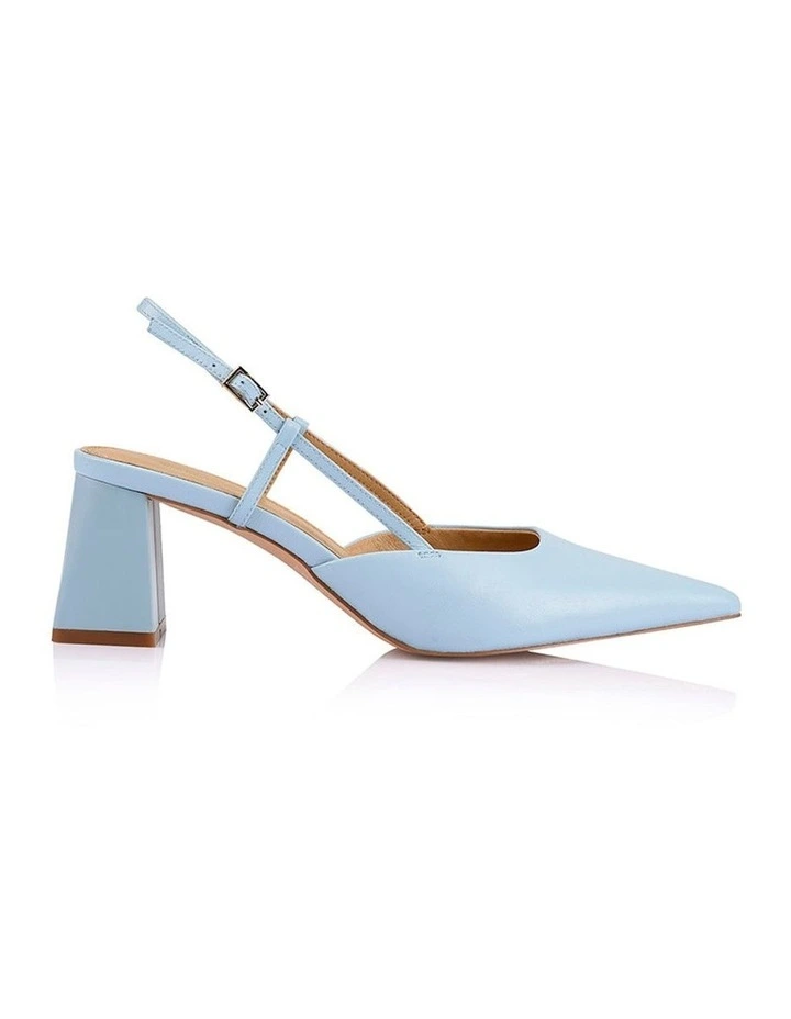 Yasmine Slingback Heels in Pale Blue