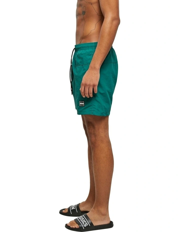 Block Swim Shorts in Green